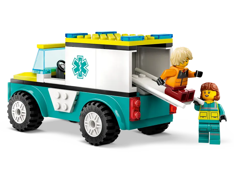LEGO City Emergency Ambulance and Snowboarder 60403 LEGOLAND Florida Resort Online Shop