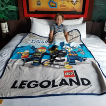 Load image into Gallery viewer, LEGOLAND® EXCLUSIVE! LEGO® CITY Foiled Again Throw
