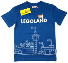 Load image into Gallery viewer, LEGOLAND® Exclusive Skyline Youth Tee Navy
