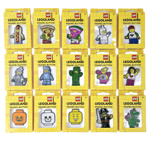 LEGOLAND® Exclusive LEGO® Minifigure™ Enamel Snap Button