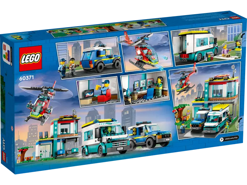 LEGO® City Emergency Vehicles HQ