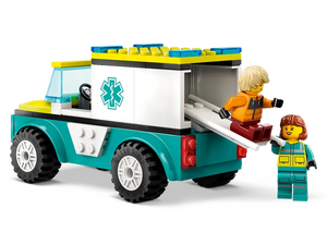 LEGO® City Emergency Ambulance and Snowboarder - 60403