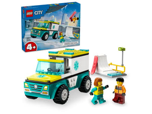 LEGO® City Emergency Ambulance and Snowboarder - 60403