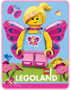 LEGOLAND® Exclusive LEGO® Butterfly Beauty Throw