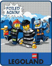 Load image into Gallery viewer, LEGOLAND® EXCLUSIVE! LEGO® CITY Foiled Again Throw
