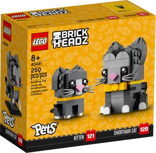 LEGO® BRICKHEADZ Shorthair Cats - 40441